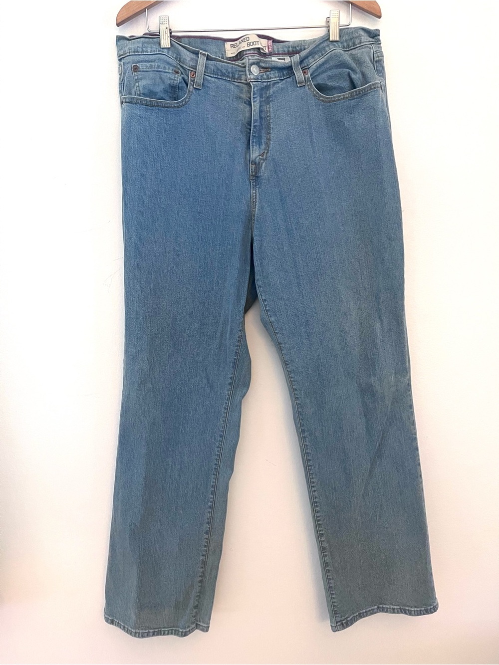 Levis 550 Relaxed Boot Cut Light Wash High Rise Y2K Plus Size Women's Size 20M